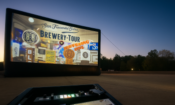 Outdoor Inflatable Movie Screen Rental